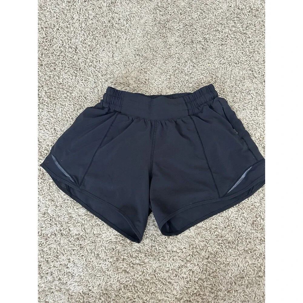 Lululemon Women's Purple Running Shorts Drawstring Lightweight 2.5